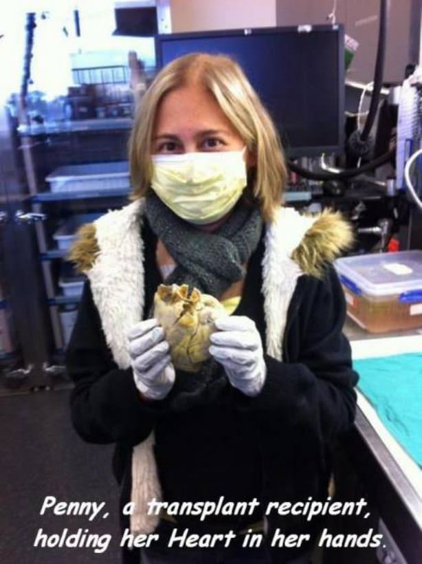 Holding Her Heart