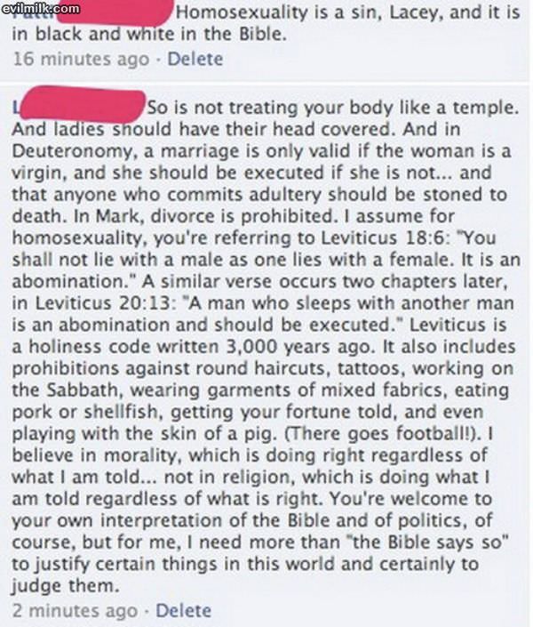 Homosexuality Is A Sin