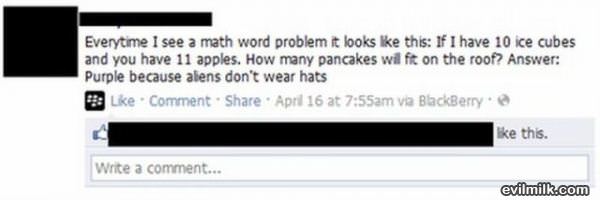 How I See Math Problems