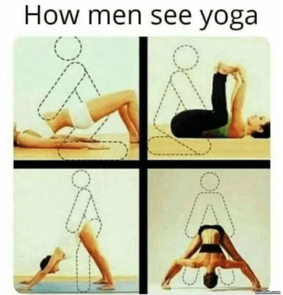 How Men See Yoga