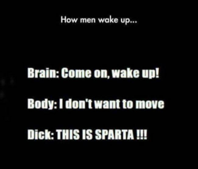 How Men Wake Up