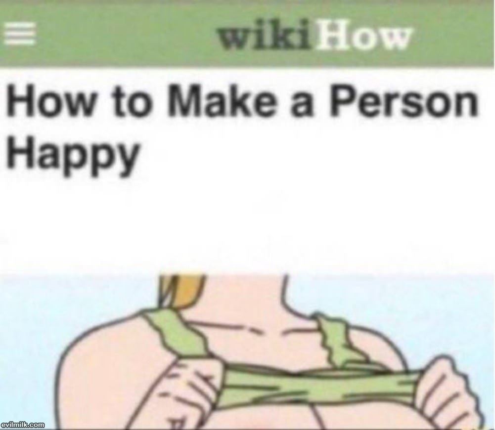 How To Make A Person Happy