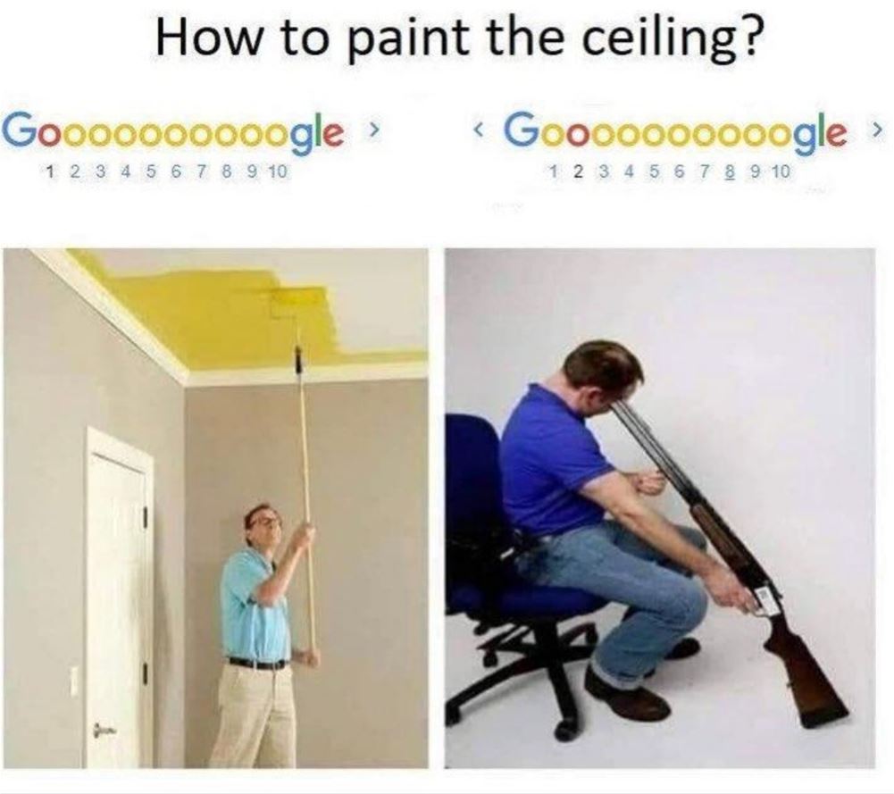 How To Paint The Ceiling