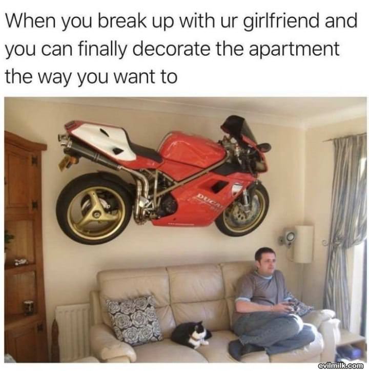 I Can Finally Decorate