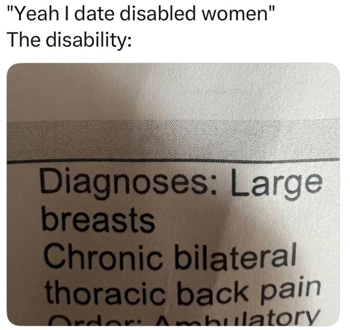 I Date Disabled Women