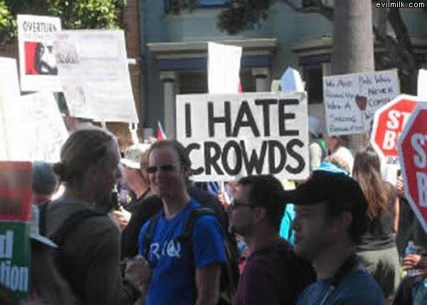 I Hate Crowds
