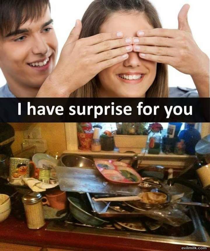 I Have A Surprise