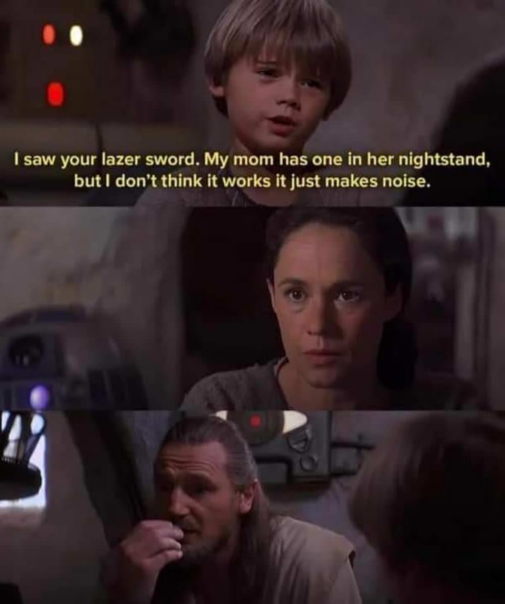 I Saw Your Lazer Sword