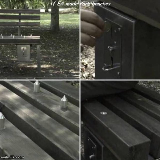 If Ea Made Park Benches