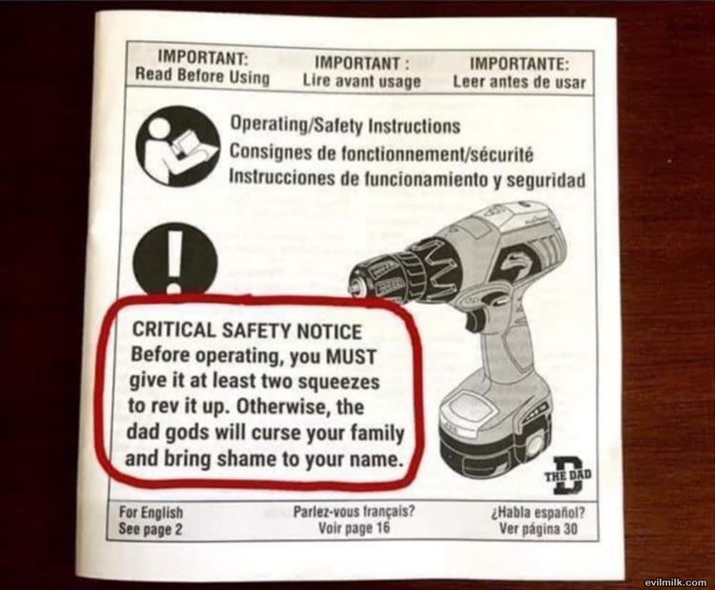 Important Safety Warning