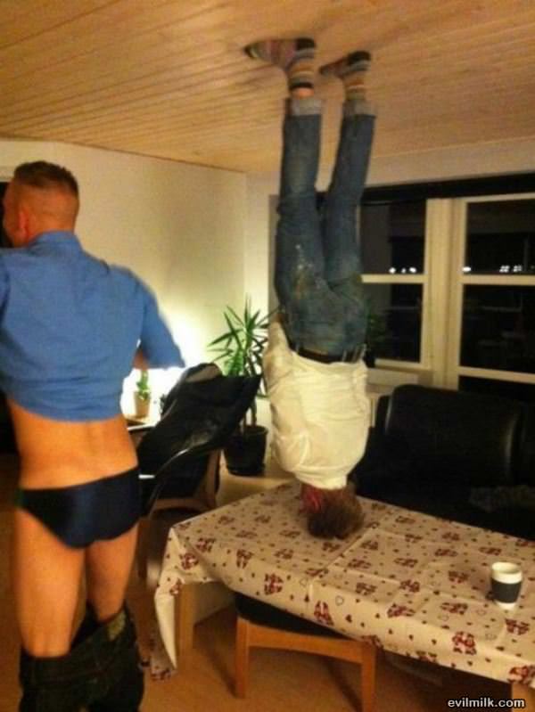 Impressive Headstand