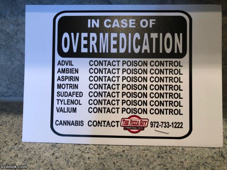 In Case Of Over Medication