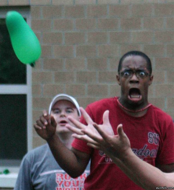 Incoming Water Balloon