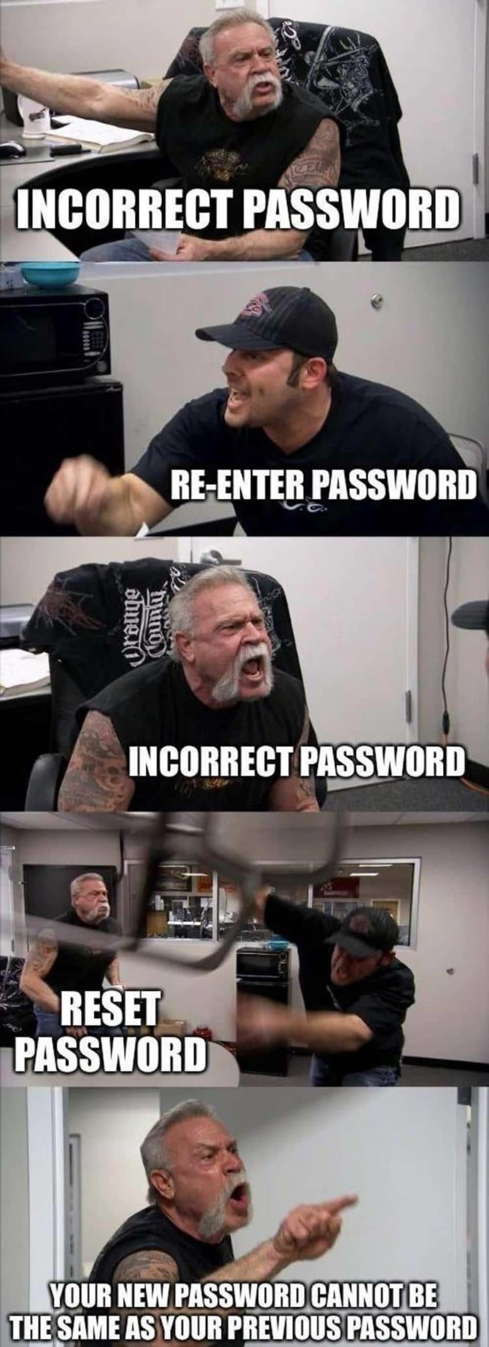 Incorrect Password