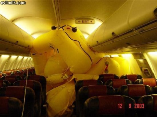 Inflated Boat