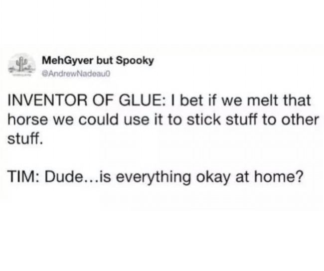 Inventory Of Glue