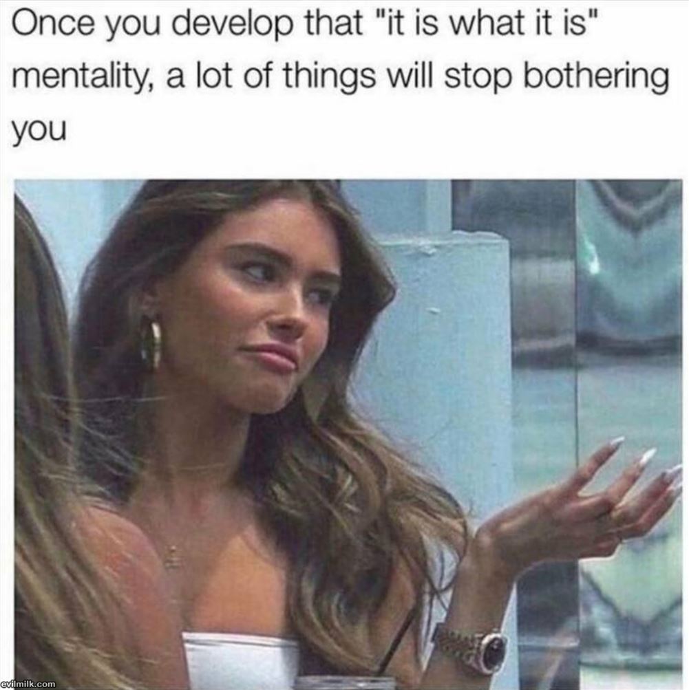 It Is What It Is