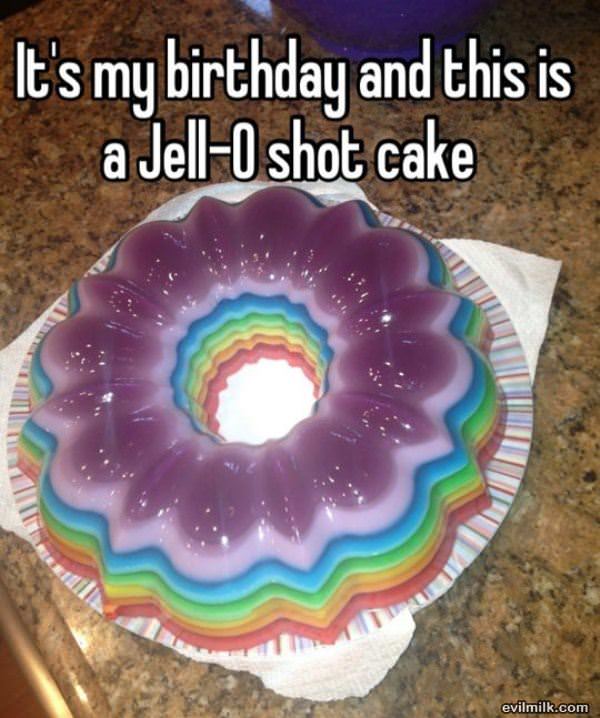 Jello Shot Cake