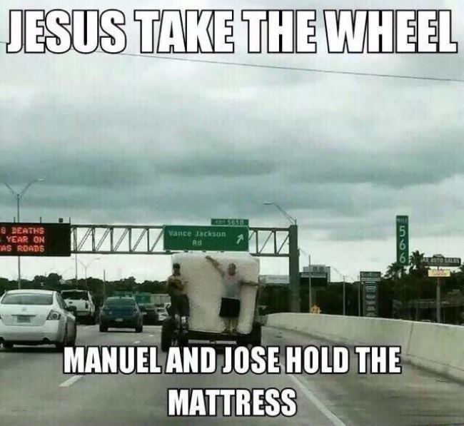 Jesus Take The Wheel