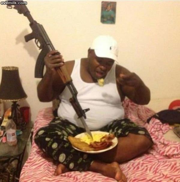 Just Eating Breakfast
