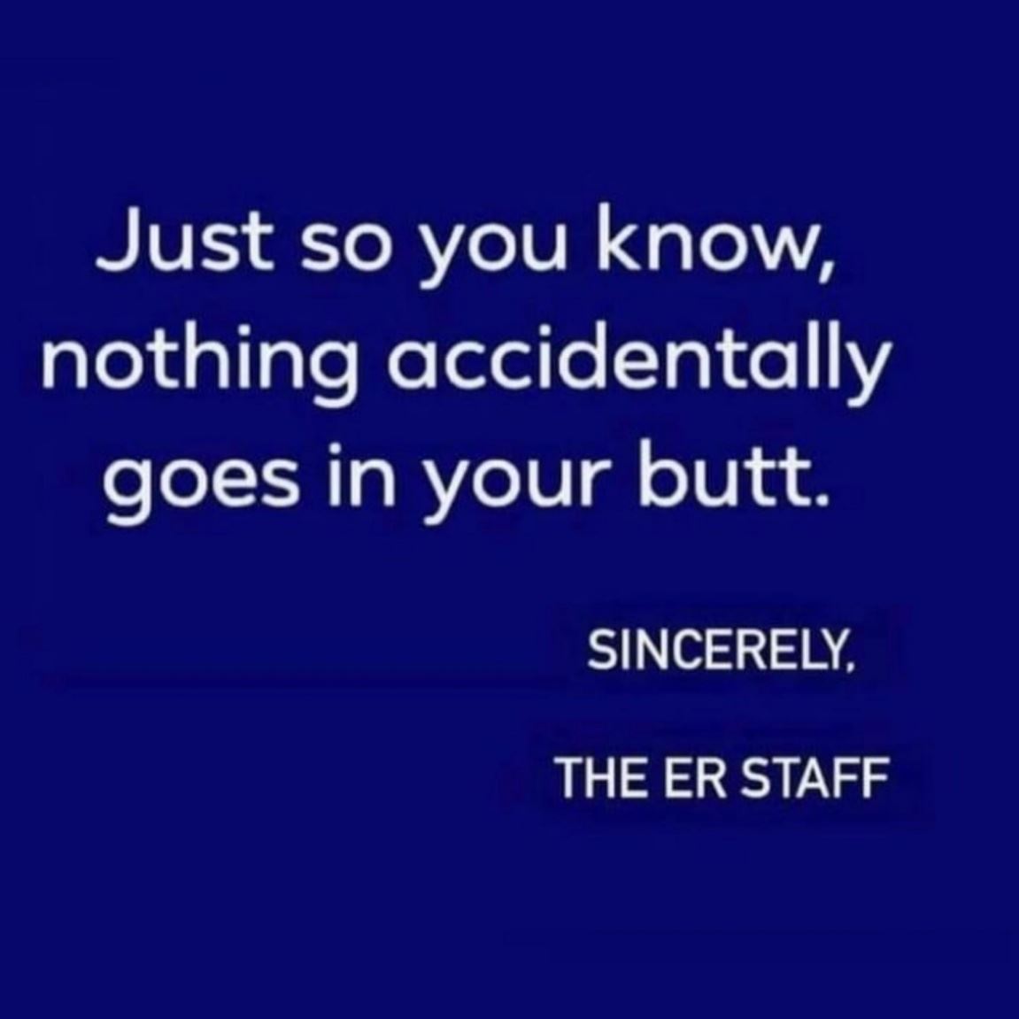 Just So You Know