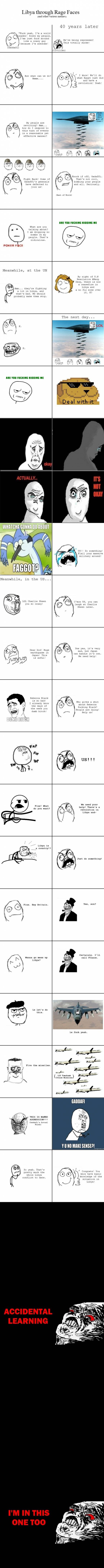 Libya Through Rage Faces