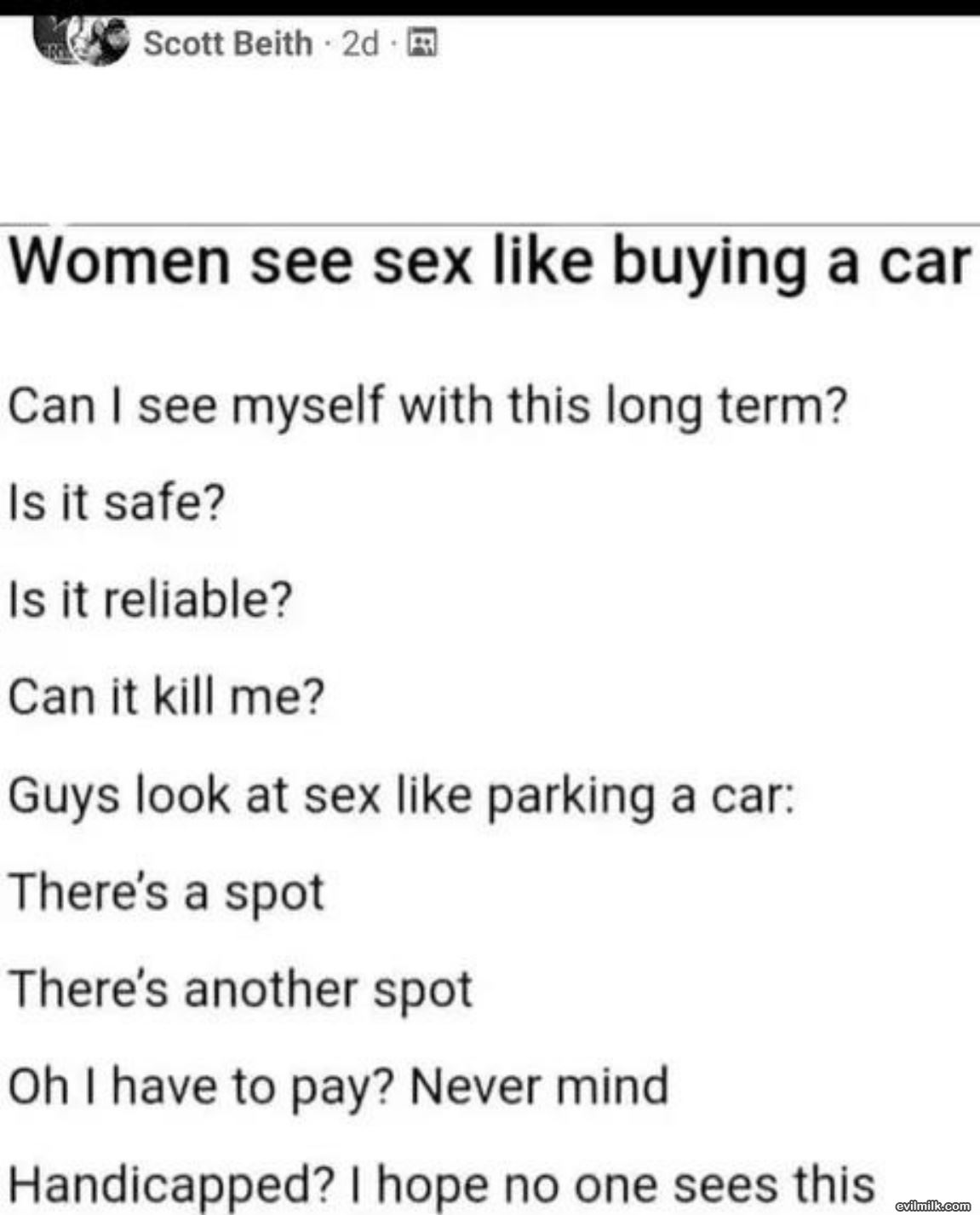 Like Buying A Car