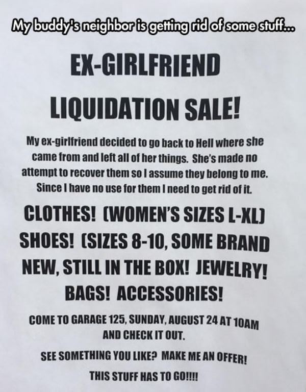 Liquidation Sale