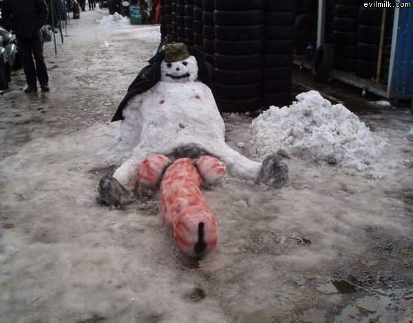 Long Night Snowman