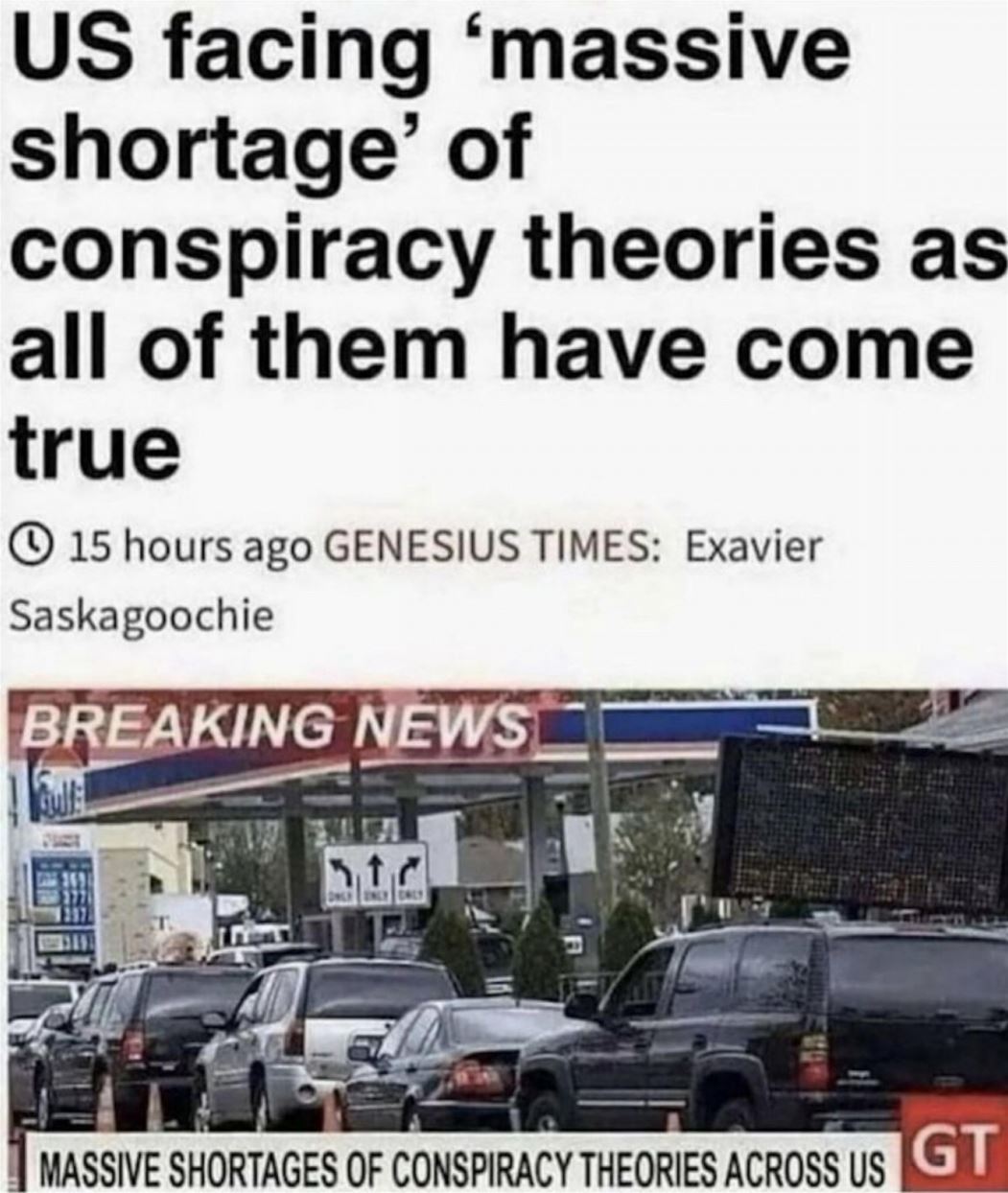 Massive Shortage