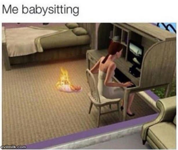 Me Babysitting