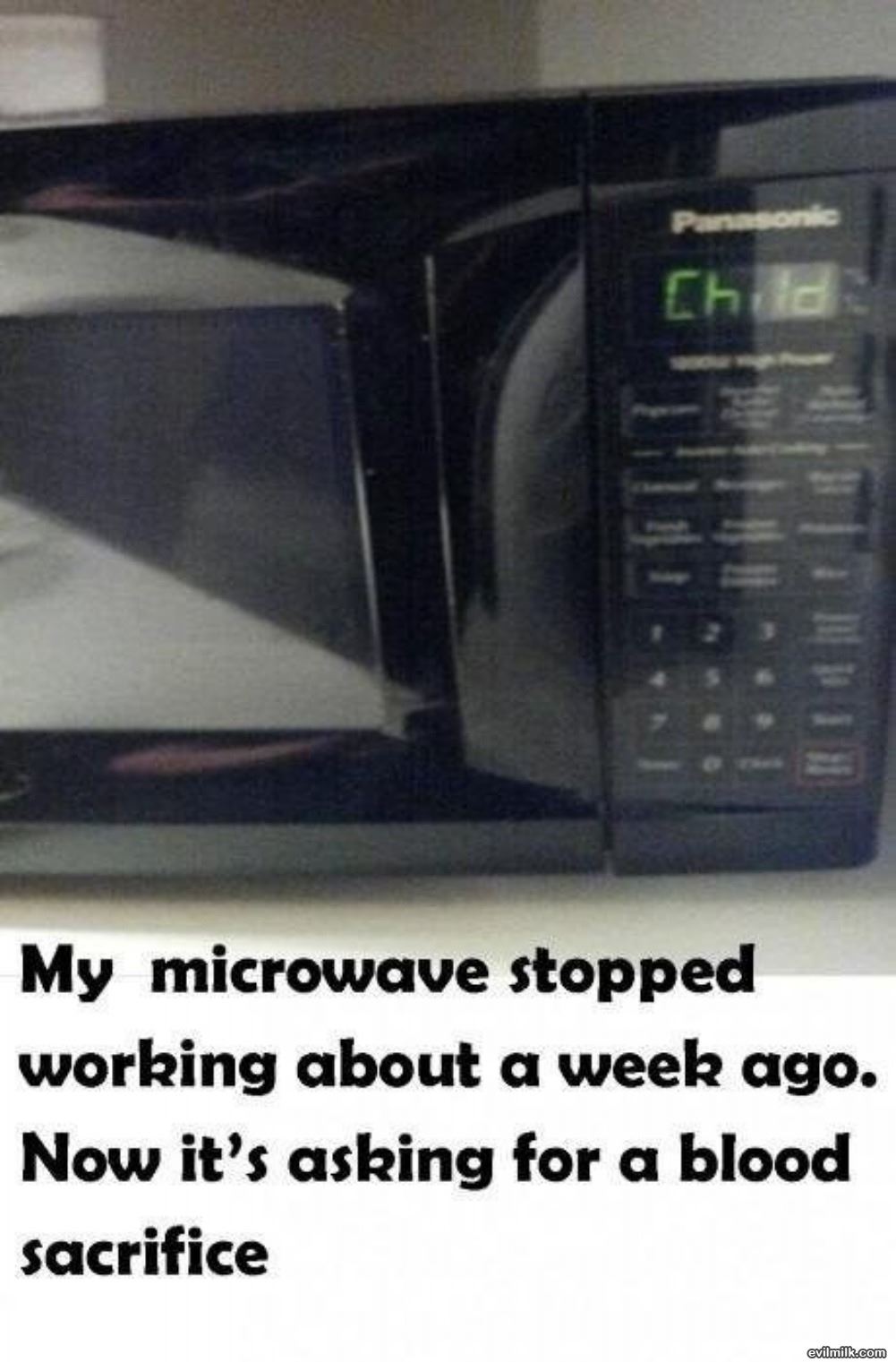 Microwave Has Stopped