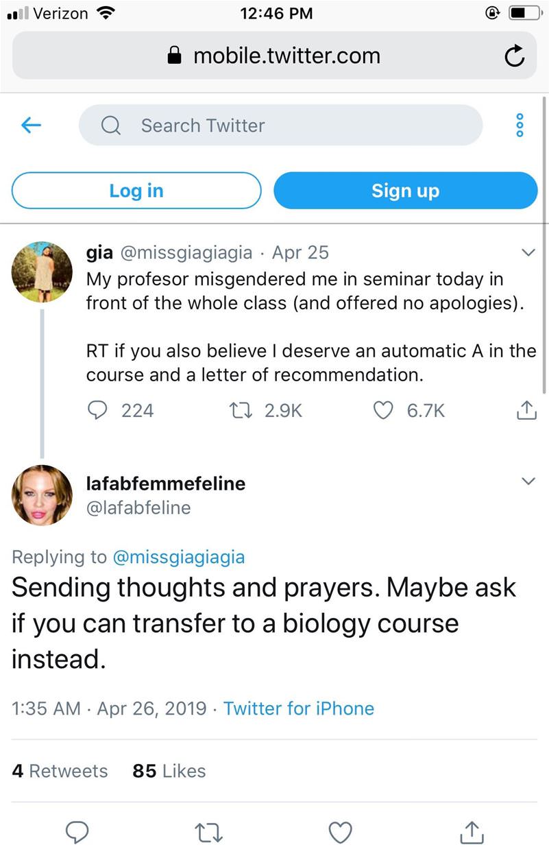 Misgendered