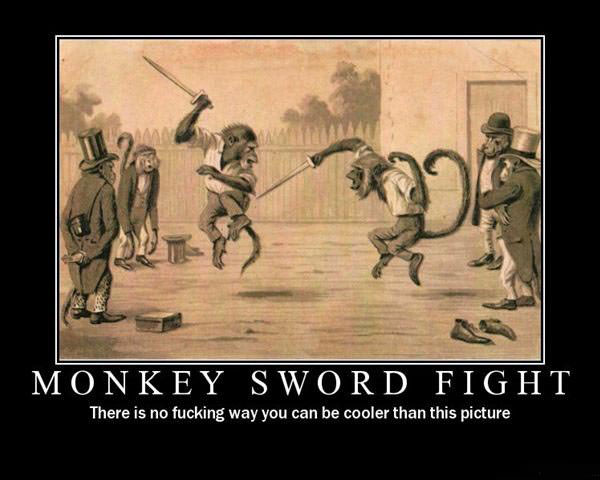 Monkey Sword Fight