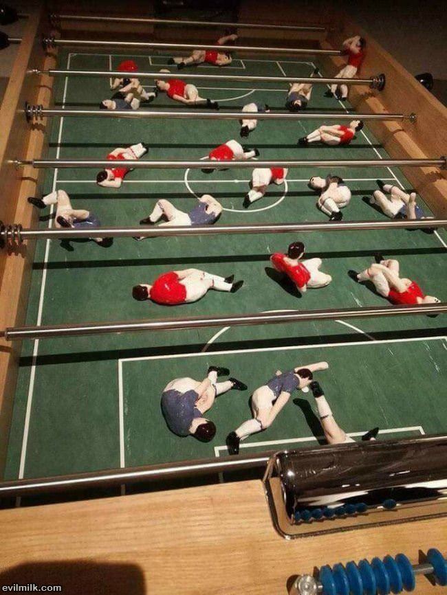 More Realistic Foosball