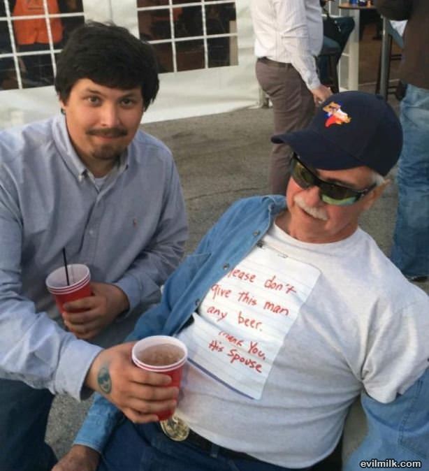 No Beer For This Guy