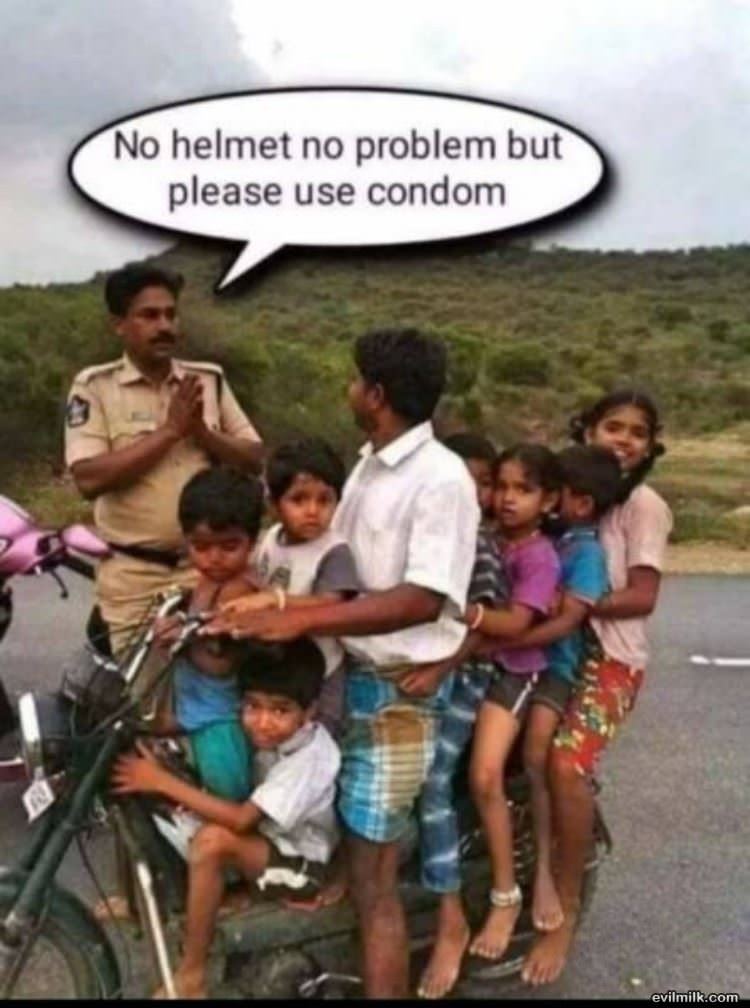 No Helmet No Problem