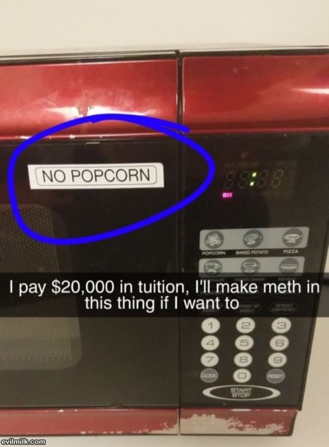 No Popcorn Please