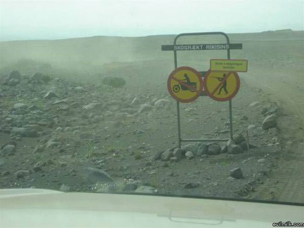 No Shooting No Biking