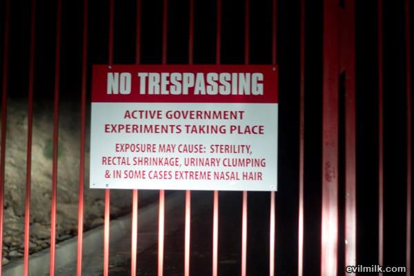 No Trespassing