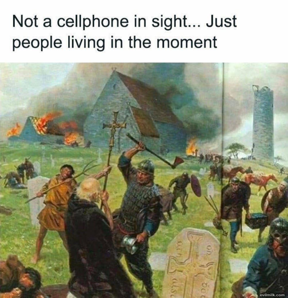 Not A Cell Phone In Sight