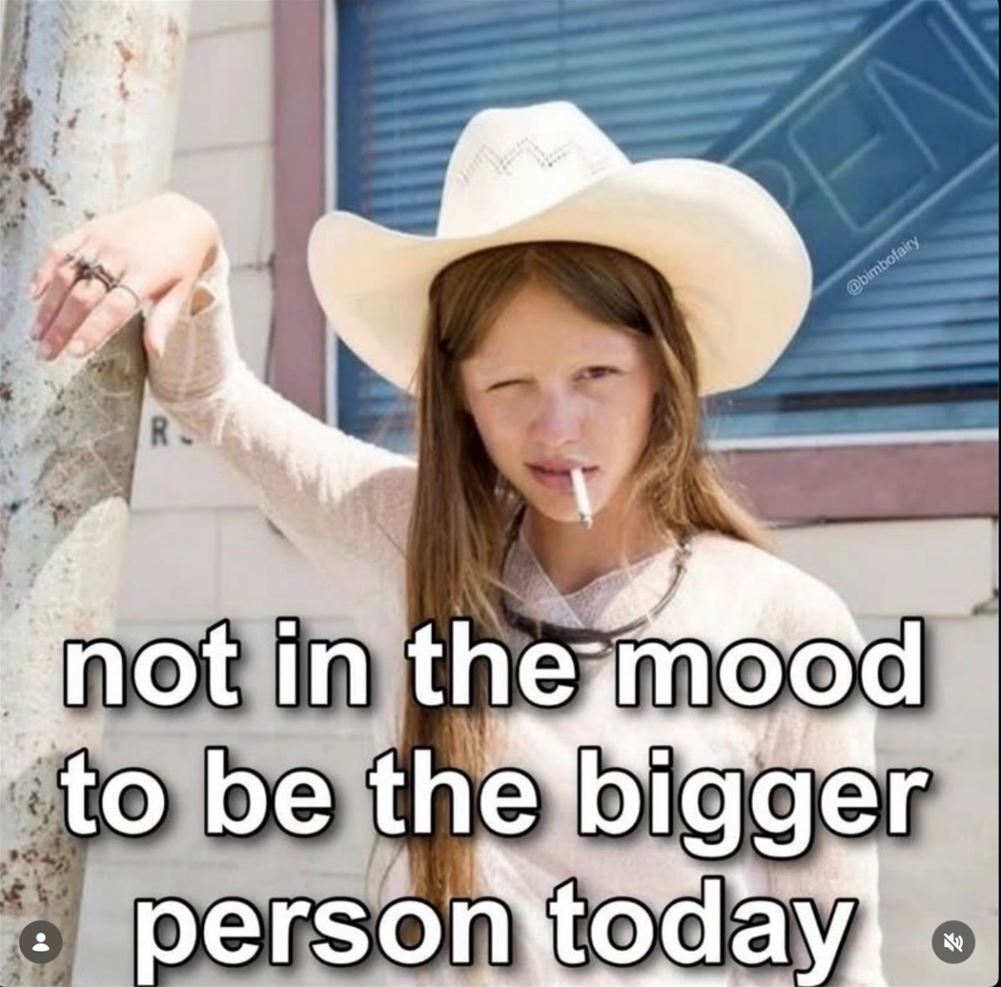 Not In The Mood Today