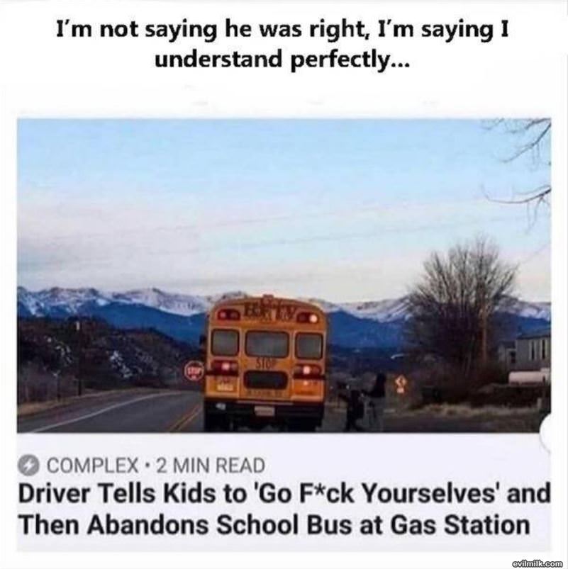 Not Saying He Was Right