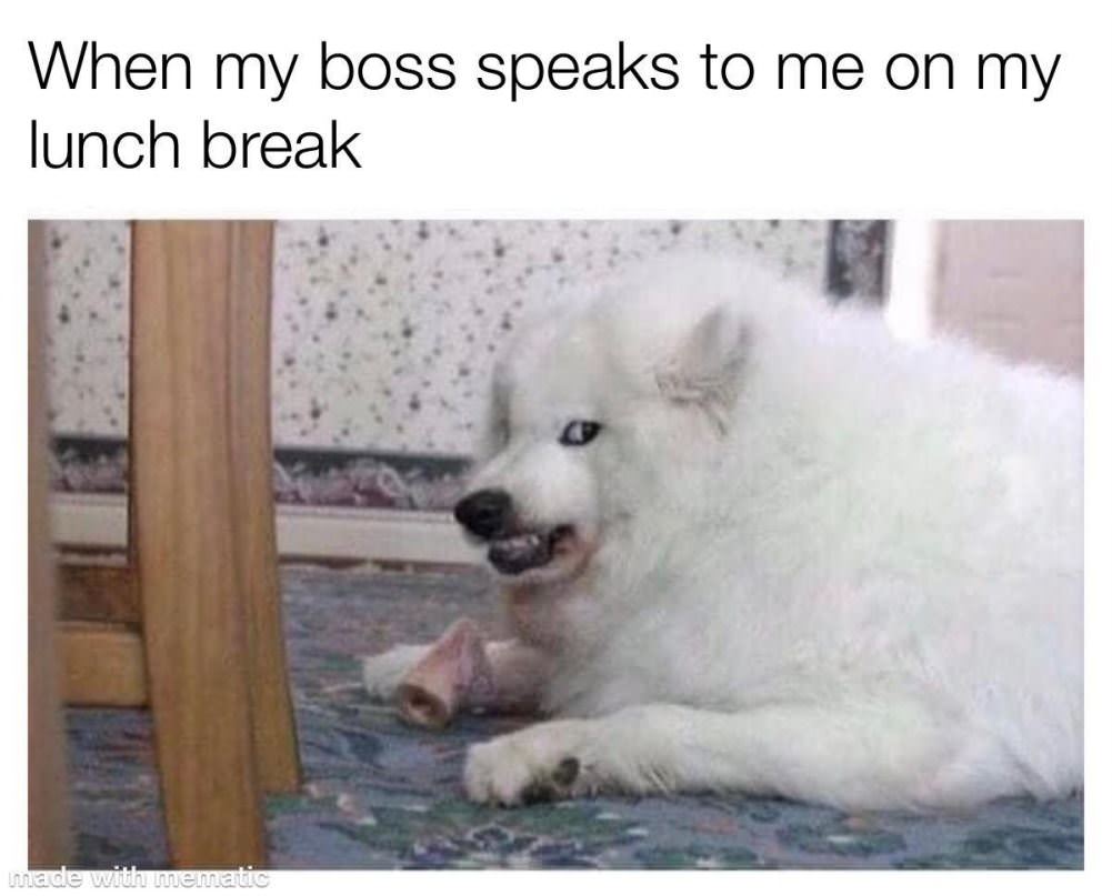 On My Lunch Break