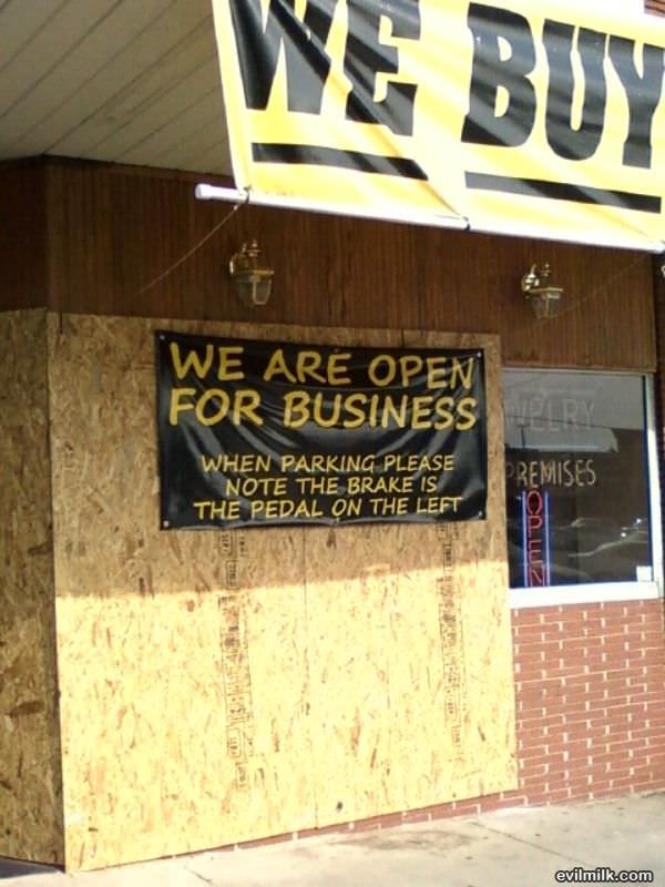 Open For Business