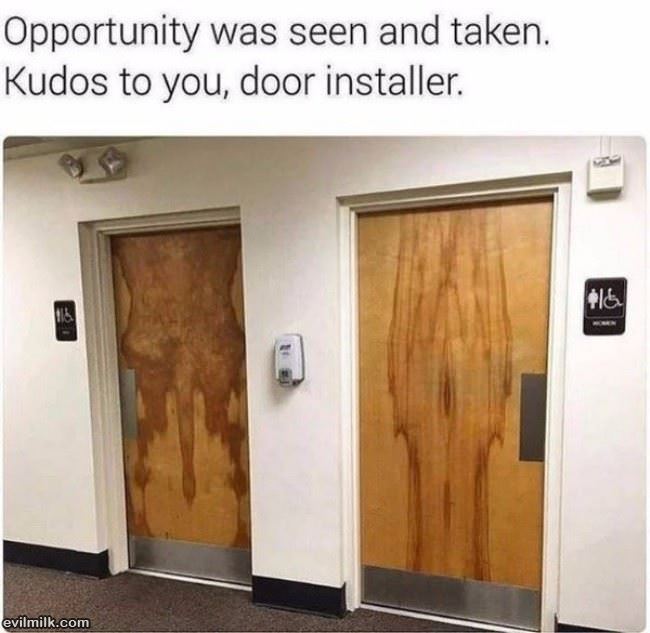 Opportunity Was Taken