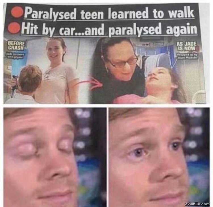 Paralysed Teen