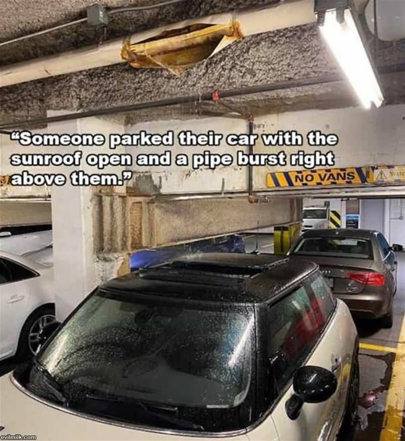 Parked Indoors