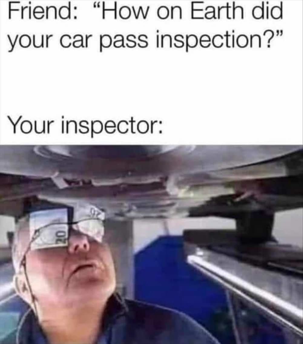 Passed Inspection