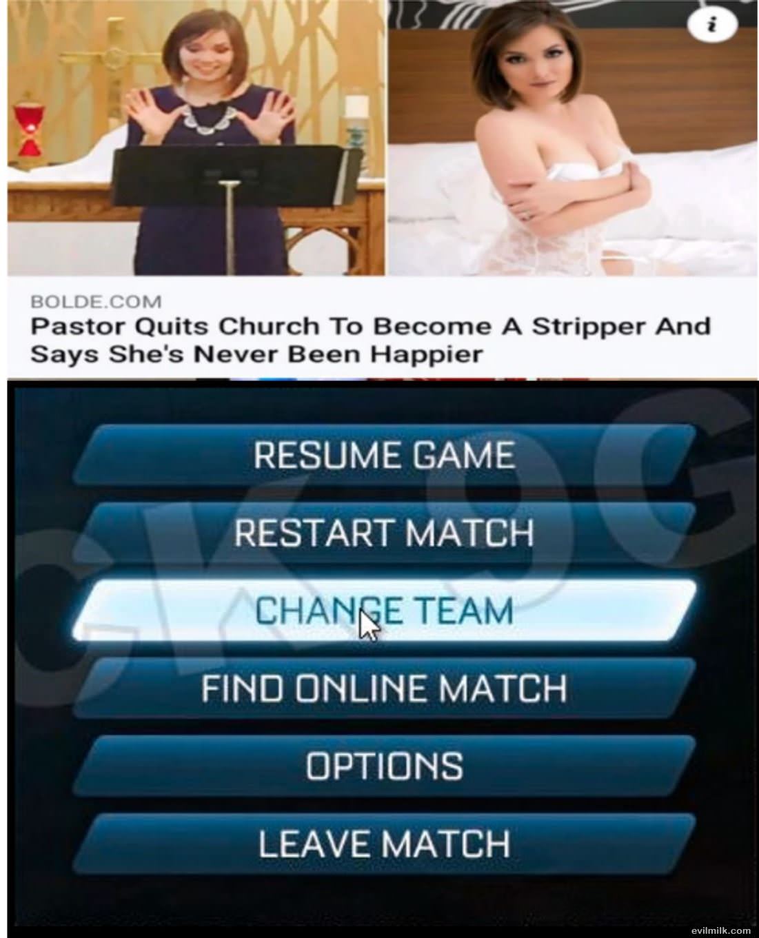 Pastor Quits